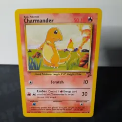 CHARMANDER 69/130 Base Set 2 Pokemon Card LP - Image 1