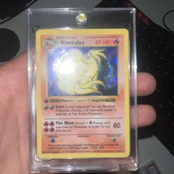Pokémon Ninetales TCG Holo Rare Card Base Set, Shadowless, First Edition - Image 6