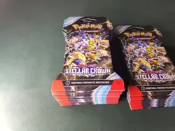(20) Pokemon TCG Scarlet and Violet Stellar Crown Booster Packs Lot X20 SEALED - Image 15