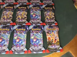 (20) Pokemon TCG Scarlet and Violet Stellar Crown Booster Packs Lot X20 SEALED - Image 3
