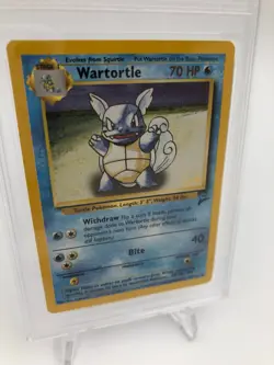 2000 POKEMON GAME PROMO Trading Card WARTORTLE #63/130 WIZARD GOLD STAMP PSA 6 - Image 14