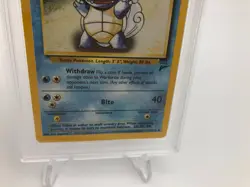 2000 POKEMON GAME PROMO Trading Card WARTORTLE #63/130 WIZARD GOLD STAMP PSA 6 - Image 6