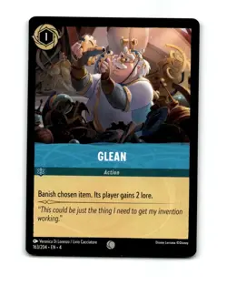 Disney Lorcana Glean Trading Card 163/204 - Image 1
