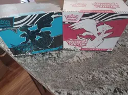 Pokemon Black Bolt and White Flare Elite Trainer Box ETB Sold as Pair - Image 1