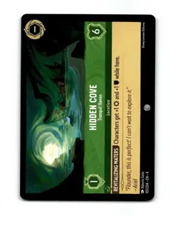 Disney Lorcana Hidden Cove Location Trading Card 101/204 - Image 1