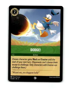 Dodge! 93/204 Ursula's Return Disney Lorcana Trading Card - Image 1