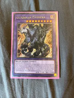 Guardian Chimera 1st Edition Quarter Century Secret Rare RA02-EN023 Yu-Gi-Oh! - Image 3
