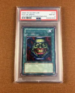 Pot of Greed LOB-119 The Legend of Blue Eyes White Dragon 1st Edition - Image 1