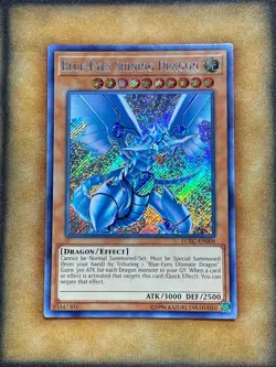 Yugioh Blue-Eyes Shining Dragon LCKC-EN008 Secret Rare NM - Image 1