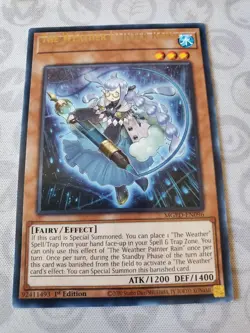 The Weather Painter Rain MGED-EN096 Yu-Gi-Oh!  1st Edition MISPRINT NAME SHIFT - Image 1