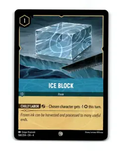 Disney Lorcana Ice Block Item Trading Card 168/204 - Image 1