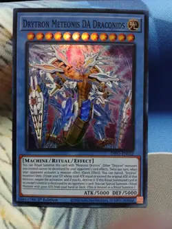 Yugioh Drytron Meteonis DA Draconids Super Rare INFO-EN032 1st Near Mint - Image 1