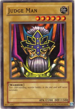 Ω YUGIOH No. 30113682 - JUDGE MAN - SDK-007 ---- (4934) - Image 2
