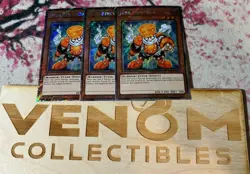 3x (M/NM) - Junk Synchron - RA03-EN199 - Platinum Rare - 1st Edition YuGiOh - Image 1