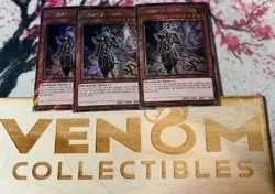3x (M/NM) Legendary Six Samurai - Kizan RA03-EN249 Platinum Rare 1st Ed. YuGiOh - Image 1