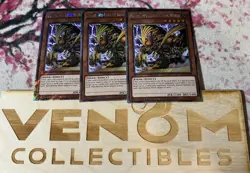3x (M/NM) Goldd, Wu-Lord of Dark World RA03-EN159 Platinum Rare 1st Ed. YuGiOh - Image 2