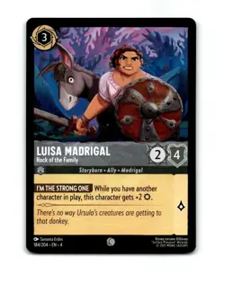 Disney Lorcana Luisa Madrigal Trading Card 184/204 - Image 1