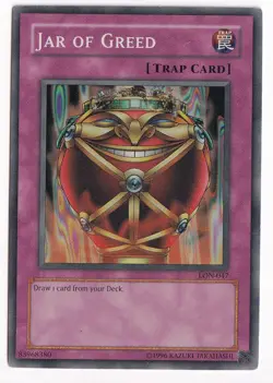 1x (MP) - Jar of Greed - LON-047 - Super Rare - Unlimited YuGiOh - Image 3