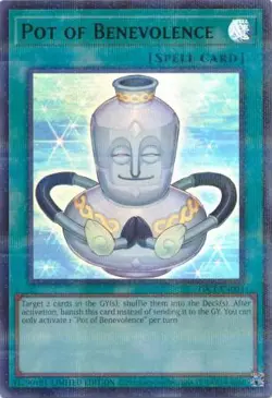 Yugioh! Pot of Benevolence - TBC1-EN004 - Ultra Rare - Unlimited Edition Near Mi - Image 1