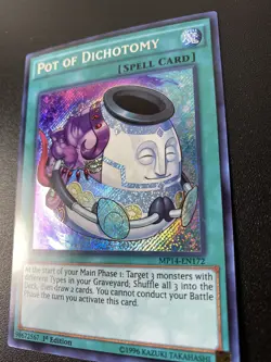 Yugioh! Pot of Dichotomy MP14-EN172 Secret Rare 1st Edition Near Mint - Image 12