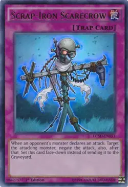 Yugioh! LP Scrap-Iron Scarecrow - LC5D-EN051 - Ultra Rare - 1st Edition Lightly - Image 1