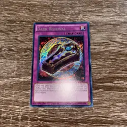 YuGiOh Trap Card Dark Renewal YGLD-ENB00 Limited Edition Secret Rare - Image 3