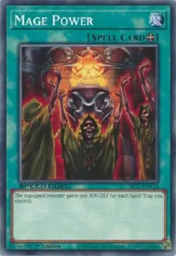 Yugioh Mage Power & United We Stand Spell Cards Set - 1st Edition NM - Free Holo - Image 3