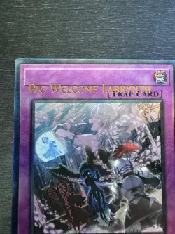 YuGiOh! Big Welcome Labrynth RA04 - Misprint Error Name Shift 1st Ed - Image 3