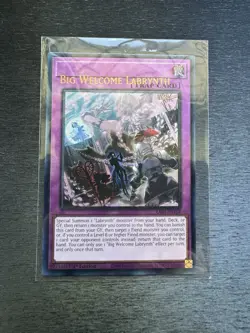 YuGiOh! Big Welcome Labrynth RA04 - Misprint Error Name Shift 1st Ed - Image 9