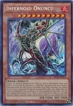 Infernoid Onuncu - SECE-EN019 SECRET RARE 1st Edition YuGiOh TCG Card - Image 2