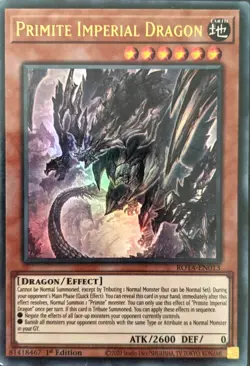 Primite Imperial Dragon - Ultra Rare 1st Edition ROTA-EN013 YuGiOh TCG Card - Image 1