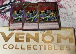 3x (M/NM) - Goblin Attack Force - RA03-EN101 - Platinum Rare 1st Edition YuGiOh - Image 2