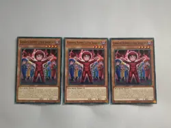 Yugioh! 3x Gimmick Puppet Little Soldiers INFO-EN007 Common 1st Ed NM - Image 1
