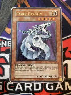 Cyber Dragon CRV-EN015 Ultimate Rare 1st Edition EURO POOR Yugioh - Image 4
