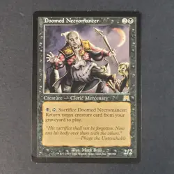 MTG - Doomed Necromancer - Onslaught - LP - Vintage 2002  - Magic The Gathering - Image 3