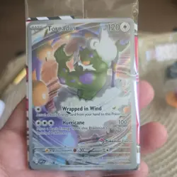 Tornadus Pokemon Center White Flare Black Star Promo SVP 210 Sealed Card - Image 1
