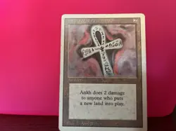 Ankh of Mishra MTG Magic the Gathering Revised Edition Artifact Card - Image 3