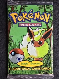 Pokemon: 1st Edition Jungle Booster Trading Card Game - 11 Cards - Image 1