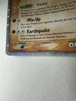 Pokemon 2006 Nintendo Promos Groudon EX Black Star Promo Card #38 - Image 4