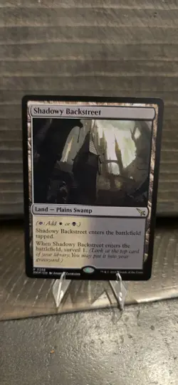 Shadowy Backstreet Karlov Manor Rare Regular #268 NM MTG - Image 1