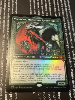 Vorinclex, Monstrous Raider (Showcase) #320 (Foil) (NM) Kaldheim KHM Magic MTG - Image 1