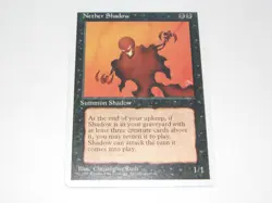 MTG Nether Shadow 4th Edition Regular Rare, near mint never played - Image 1