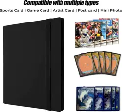 Trading Card Binder Holder, 9-Pocket Sports Card Collector Binder Album for TCG, - Image 6