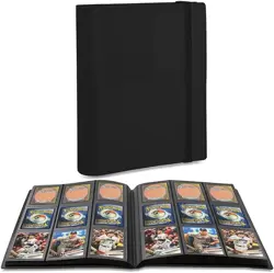 Trading Card Binder Holder, 9-Pocket Sports Card Collector Binder Album for TCG, - Image 7