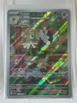 Pokemon Kirlia 212/198SV01 Full Art Holo Card Scarlet & Violet Base Set Mint - Image 1