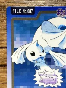 Pokemon Carddass Card Dewgong File No.87 Bandai Pocket Monsters 1997 Japan - Image 3