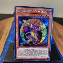 Yugioh Lunalight Gold Leo DUAD-EN005 Secret Rare (SR) Duelist's Advance 1st Ed - Image 1