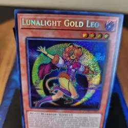 Yugioh Lunalight Gold Leo DUAD-EN005 Secret Rare (SR) Duelist's Advance 1st Ed - Image 2