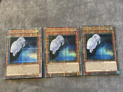 Yugioh 3x Ghost Mourner & Moonlit Chill RA02-EN015 Quarter Century Secret NM 1st - Image 1