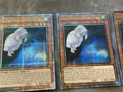 Yugioh 3x Ghost Mourner & Moonlit Chill RA02-EN015 Quarter Century Secret NM 1st - Image 2